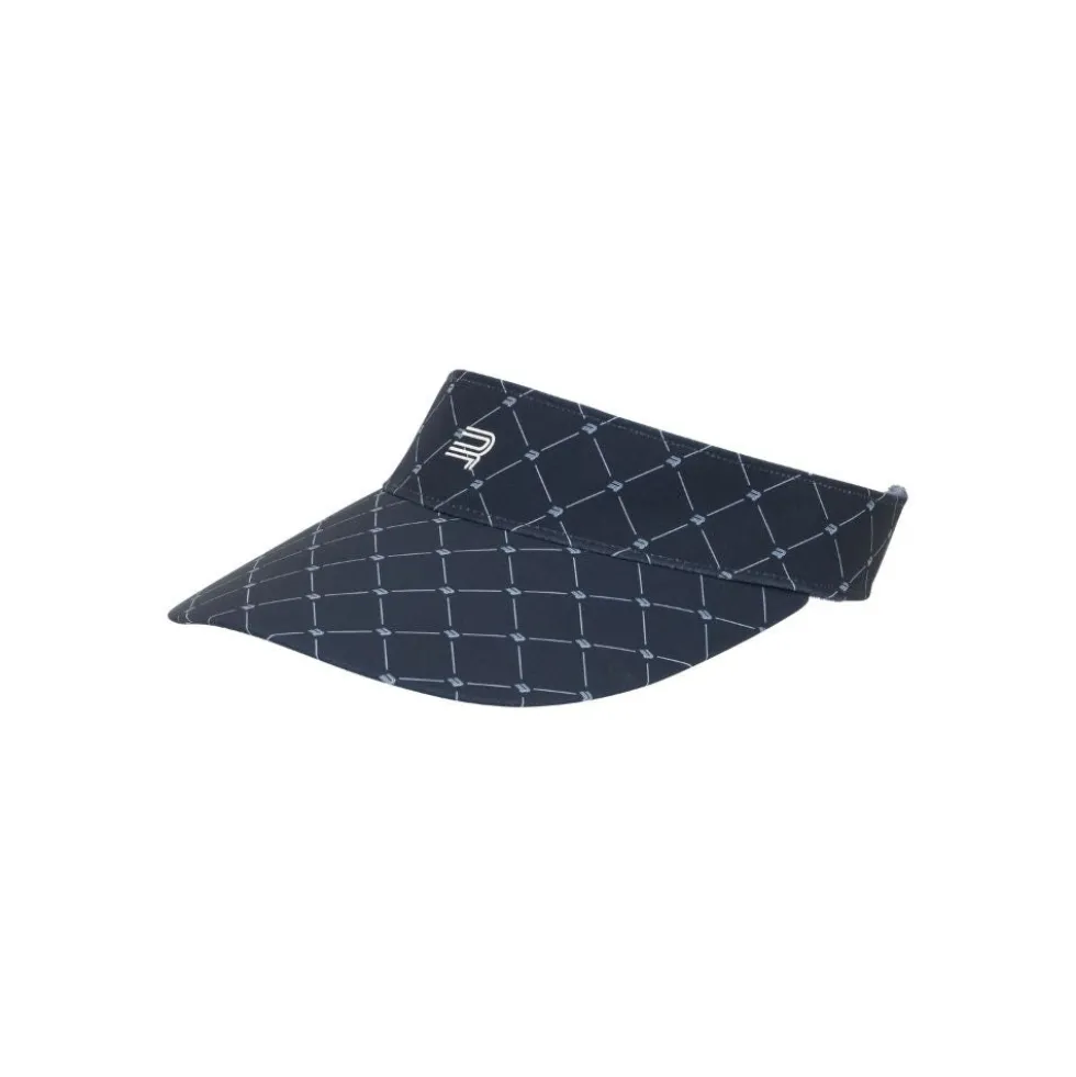 Aria Visor Dame Micro Check Navy Onesize