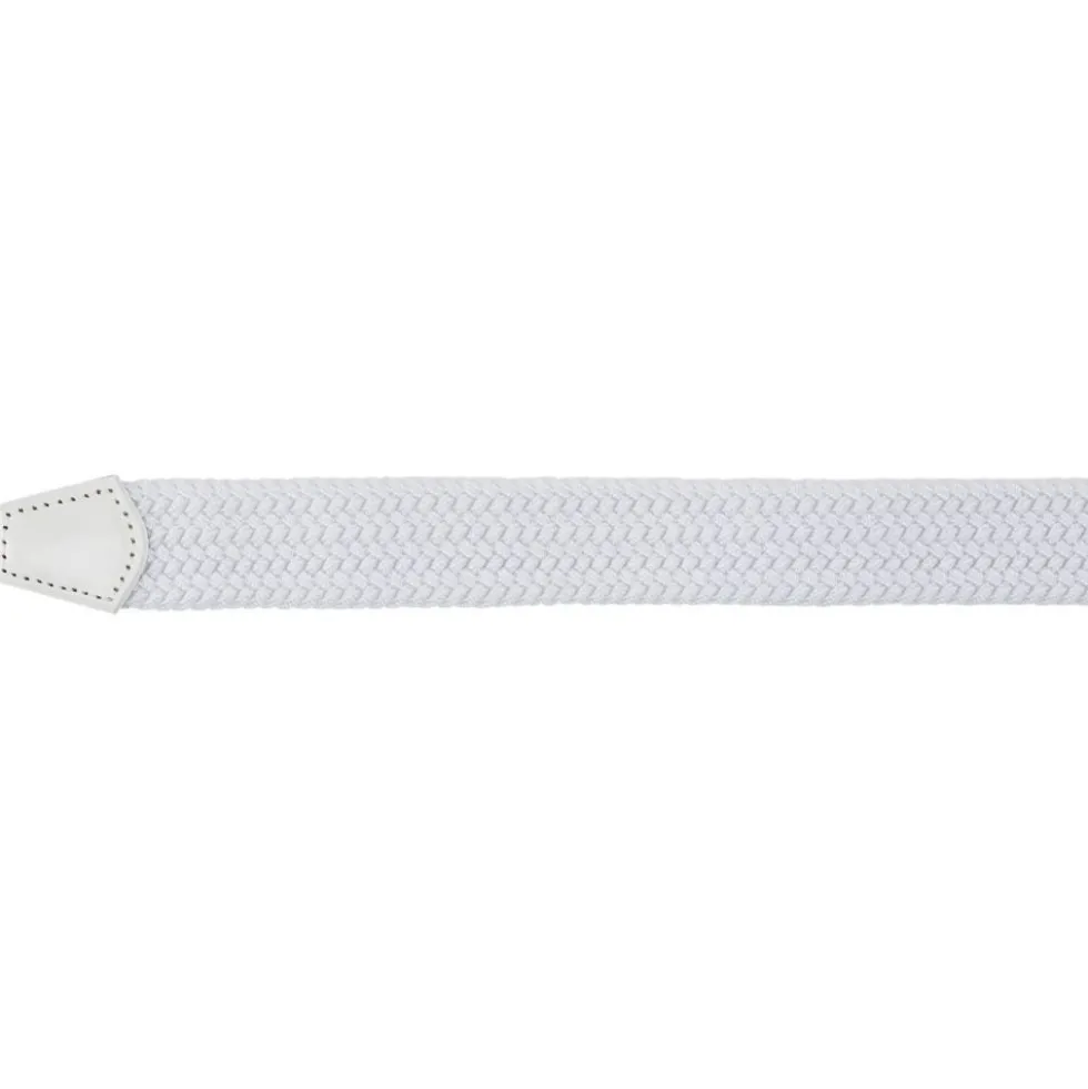Braided Belte Hvit