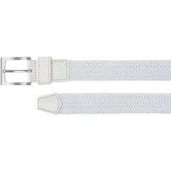 Braided Belte Hvit