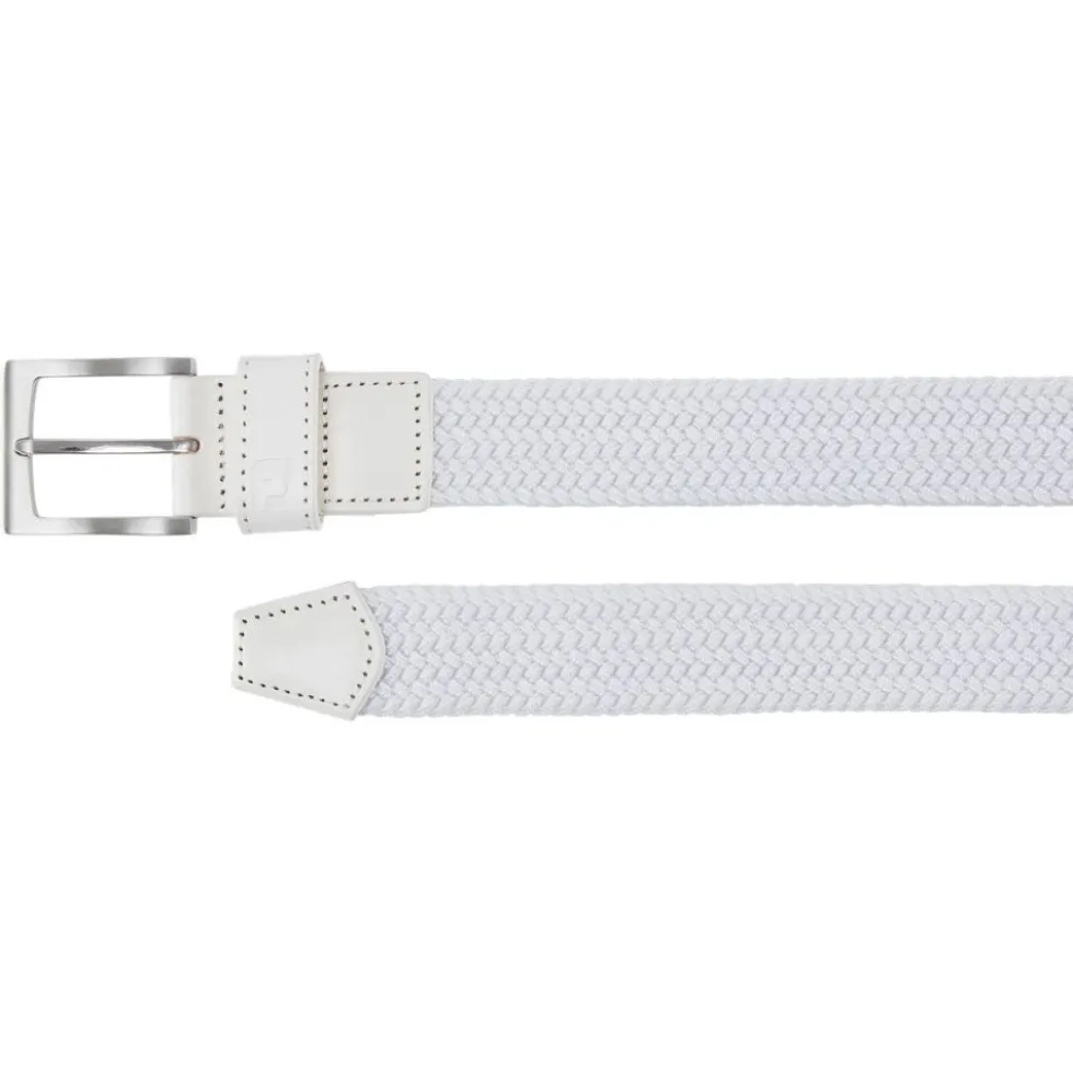 Braided Belte Hvit