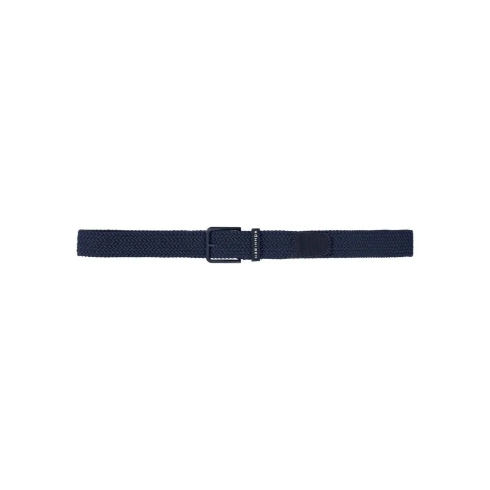 Braided Stretch Belt Dame Navy Onesize