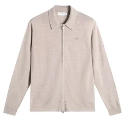 Caleb Merino Cardigan Herre Brindle Melange