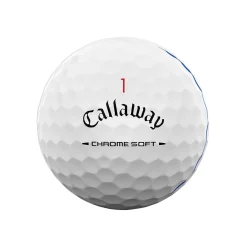 Chrome Soft Triple Track Golfball Hvit