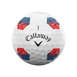 Chrome Soft TruTrack Golfball Hvit
