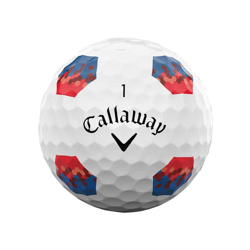 Chrome Soft TruTrack Golfball Hvit