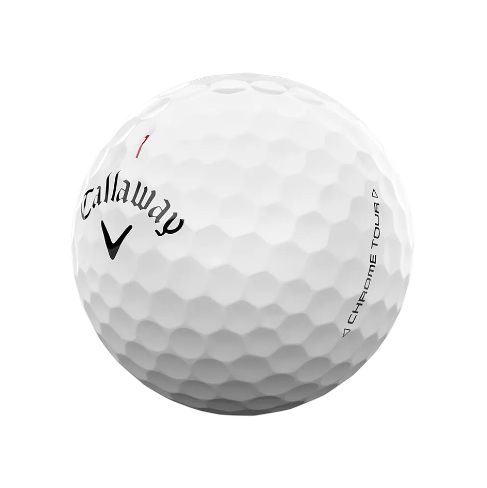 Chrome Tour 2024 Golfball Hvit