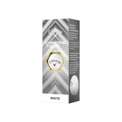 Chrome Tour Triple Diamond Golfball Hvit