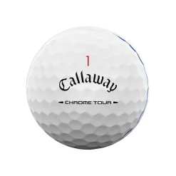 Chrome Tour Triple Track Golfball Hvit