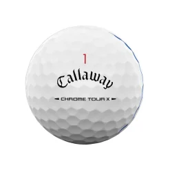 Chrome Tour X Triple Track Golfball Hvit
