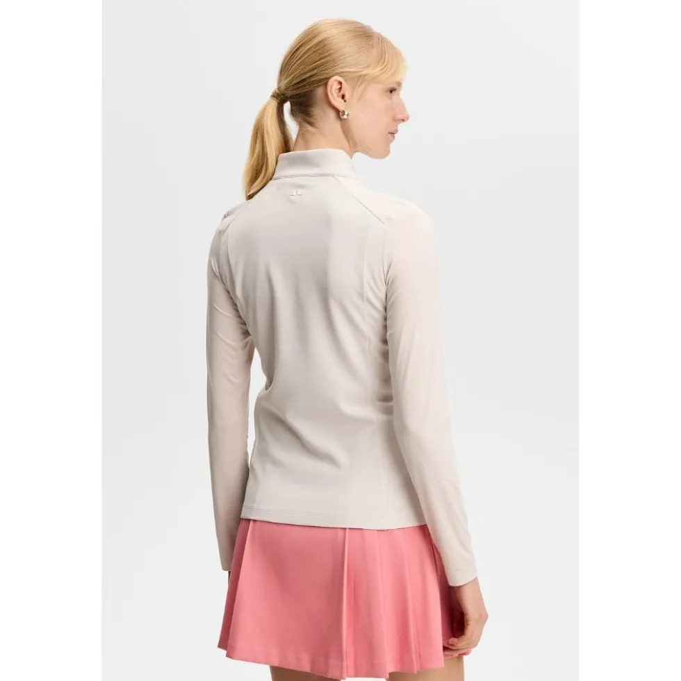 Cindy Quarter Zip Midlayer Dame Moonbeam