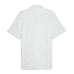 Cloudspun Argyle Bloom Pique Herre Hvit/Lyseblå