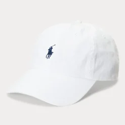 Cotton Chino Baseball Caps Hvit