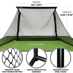 Deluxe Golf Driving Nett Wide