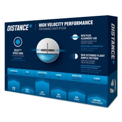 Distance+ Golfball Hvit