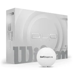 Duo Soft Golfball Golfshopen.no Logo Hvit