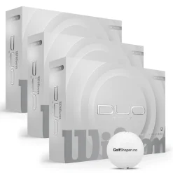 Duo Soft Golfball Golfshopen.no Logo Hvit 3 Dusin