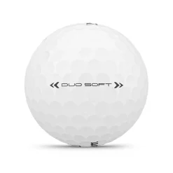 Duo Soft Golfball Golfshopen.no Logo Hvit 3 Dusin