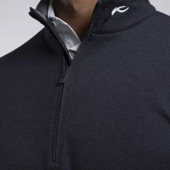 Essentials Half Zip Midlayer Herre Navy/Grå
