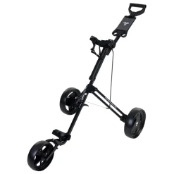 Golftralle 3 Hjul Svart