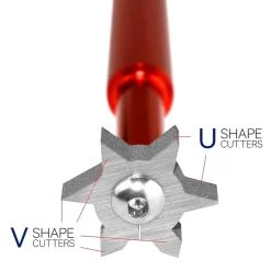 Groove Sharpener Rød
