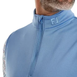 Half Zip Vest Herre Blå