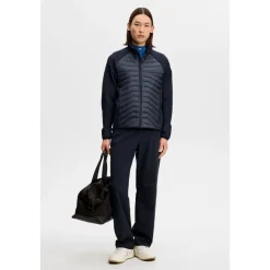 Heyden Quilt Hybrid Jakke Herre Navy