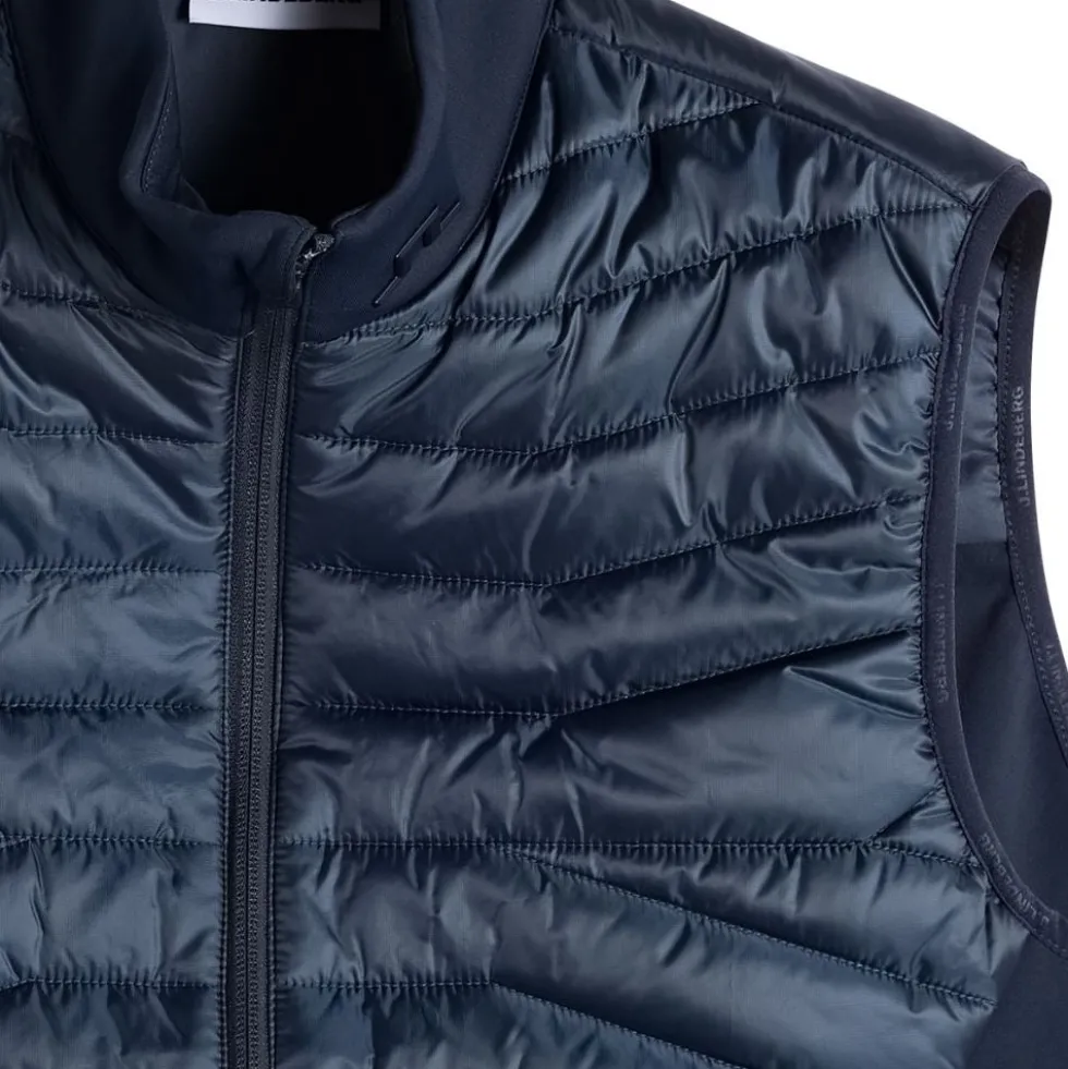 Heyden Quilt Hybrid Vest Herre Navy