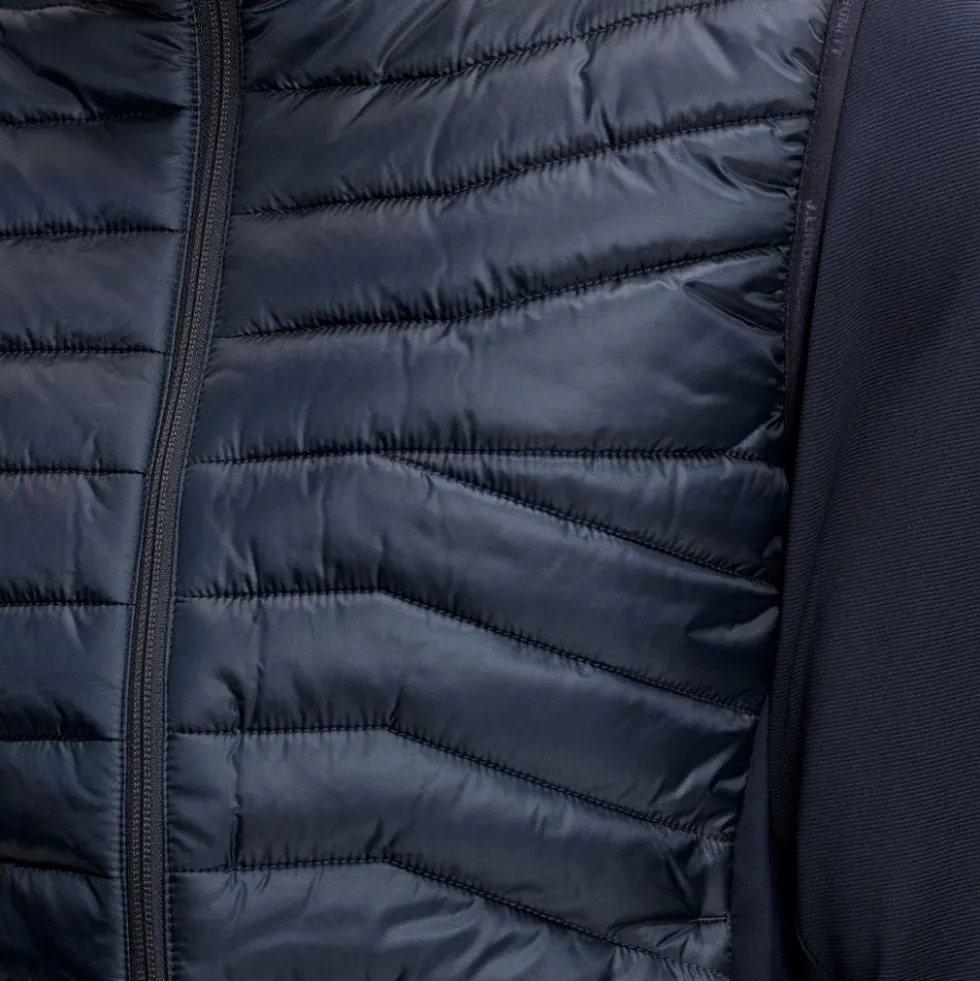 Heyden Quilt Hybrid Vest Herre Navy