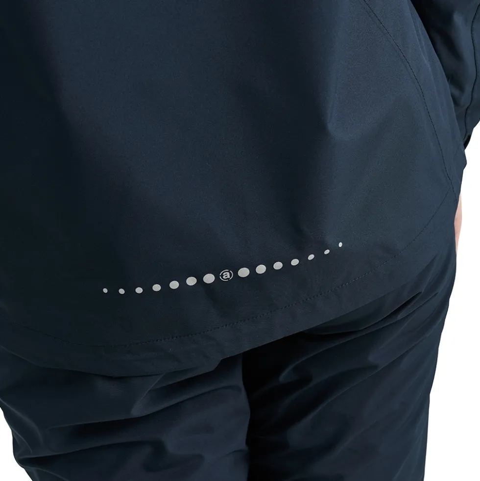 Links Stretch Regnjakke Dame Navy