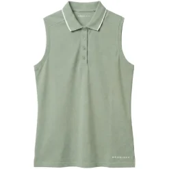 Miriam Sleeveless Pique Dame Lily Pad