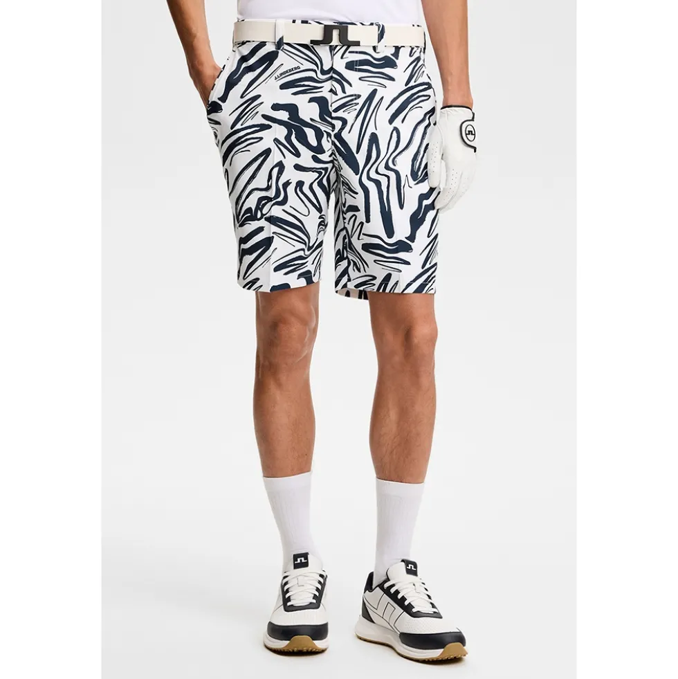 Mitch Print Shorts Herre Blå