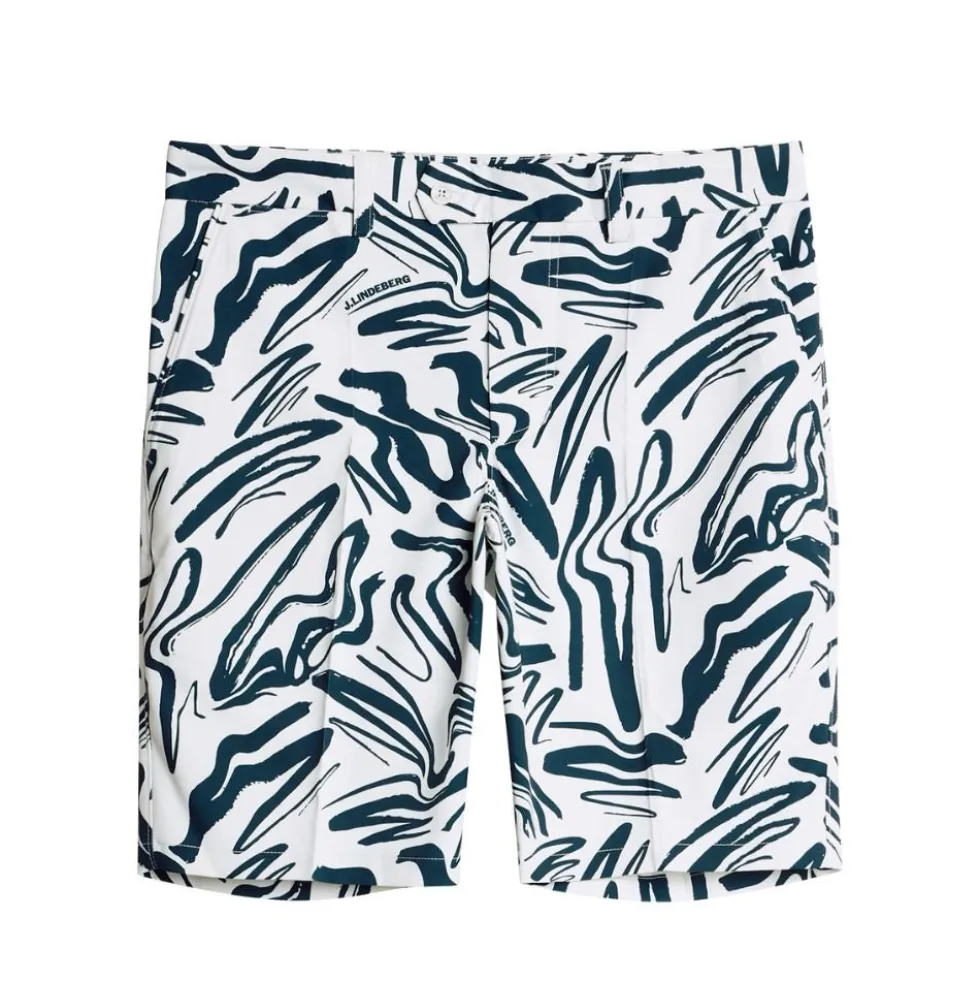 Mitch Print Shorts Herre Blå