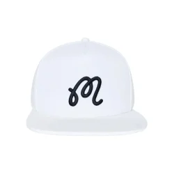 M Snapback Caps Hvit