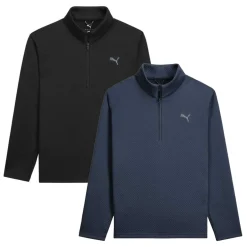 Pebble 1/4 Zip Genser Herre 2 Pack Svart/Navy