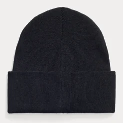 Polo Sport Rib-Knit Beanie Black