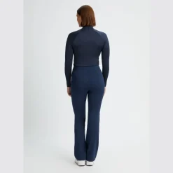 Pull on Flattering Golf Bukse Dame Navy