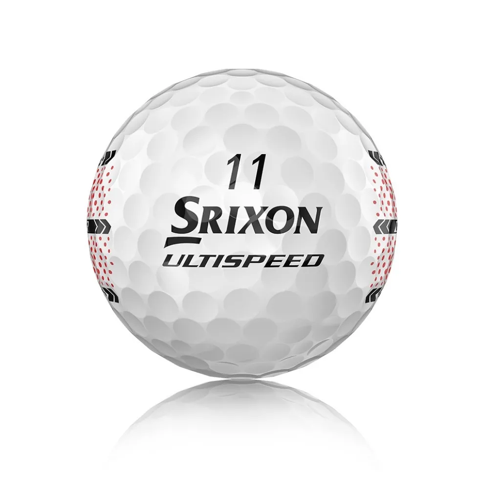 Q-STAR UltiSpeed Trackline Golfball Hvit