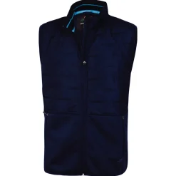 Quilted Gilet Vest Herre Navy