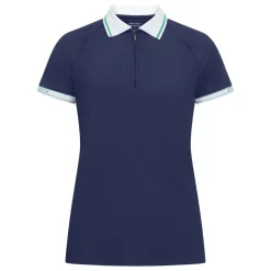 Rib Pique Dame Navy