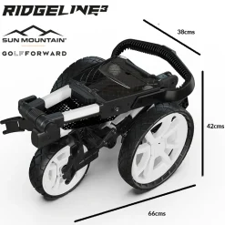 Ridgeline 3 Golftralle Svart