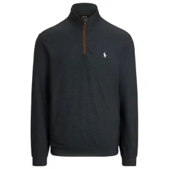 RLX Mesh Quarter Zip Pullover Herre Svart