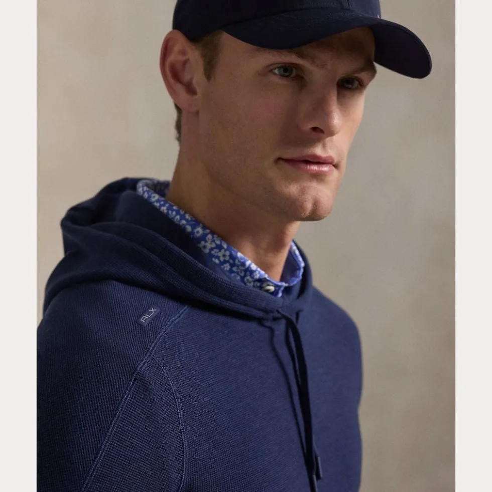RLX Performance Waffle-Knit Hettegenser Herre Navy