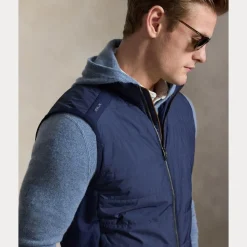 RLX Quilted Hybrid Vest Herre Navy
