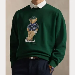 RLX Relaxed Fit Polo Bear Genser Herre Grønn