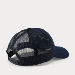 RLX Twill Trucker Caps Navy