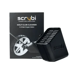 Scrubi Rensebørste for golfkøller til 3 Hjuls Clickgear Traller