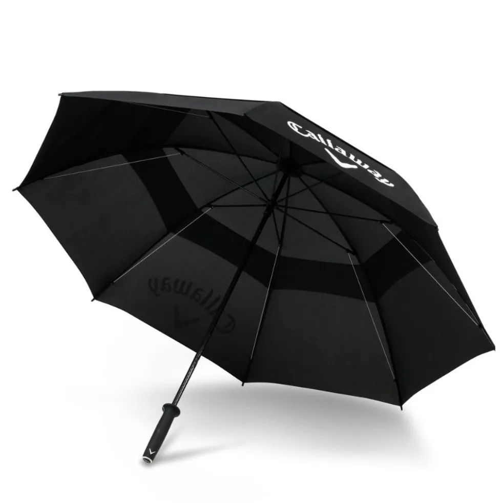 Shield Double Canopy Paraply 64" Svart