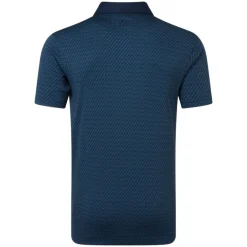Star Geo Jacquard Pique Herre Navy