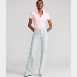 Stretch Pique Dame Rosa