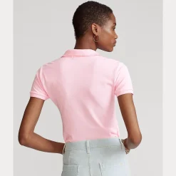 Stretch Pique Dame Rosa